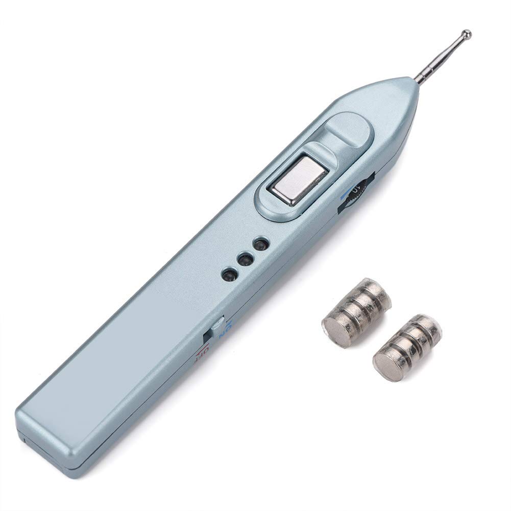 Ear Detection Pen, Auricular Points Detector Automatic Ear Detection Pen, Warning Sound Acupressure Device for Personal Health Care Supplies