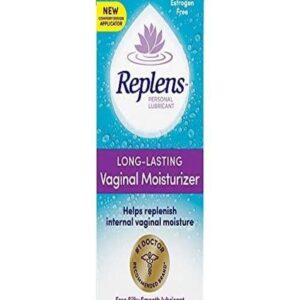 Replens Long-Lasting Vaginal Moisturizer, 8ct with single-use applicator
