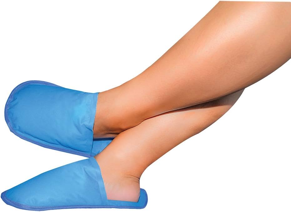Rapid Relief Hot and Cold Therapy Slippers for Swollen and Painful Feet - Cooling Slippers for Neuropathy, Chemotherapy, and Diabetes Foot Pain Relief, Swollen Feet Remedy - Image 3