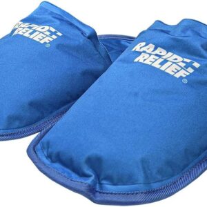 Rapid Relief Hot and Cold Therapy Slippers for Swollen and Painful Feet - Cooling Slippers for Neuropathy, Chemotherapy, and Diabetes Foot Pain Relief, Swollen Feet Remedy