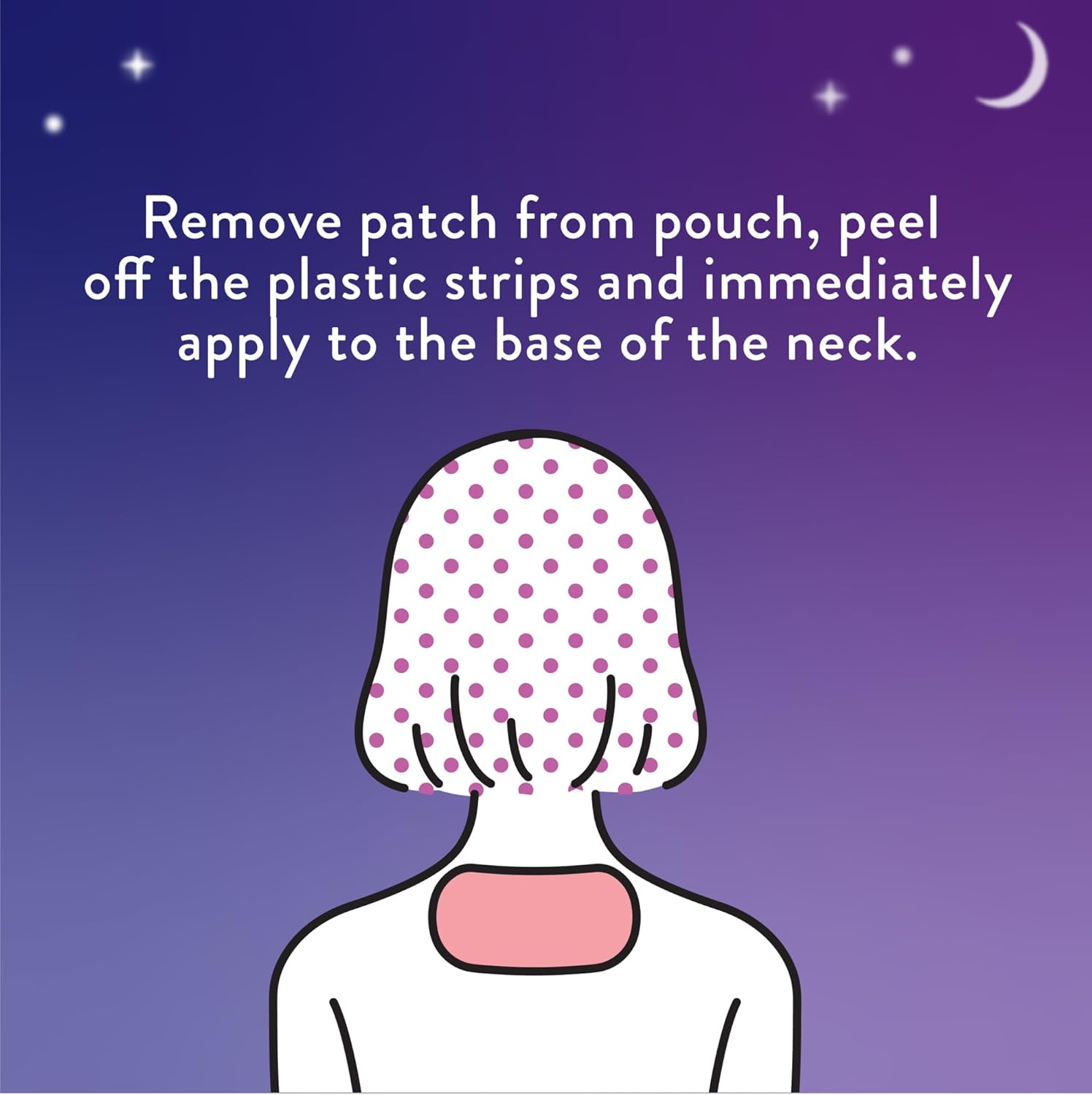MegRhythm by Kao Gentle Steam Neck Patch, Calming Neck Patch for a Good Night Sleep, Soothe Tension & Lift Away Stress, Lavender, 5 Ct - Image 4