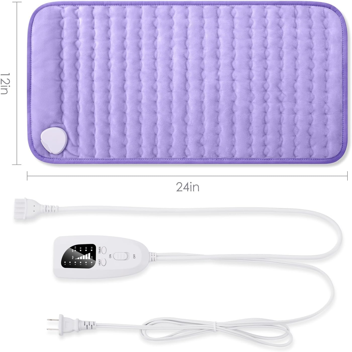 Heating Pad Gifts for Women, Mom - Heating Pad for Back Pain Relief, XL Electric Heating Pads for Period Cramps,Auto Shut Off & 6 Heat Settings - Gifts for Christmas,Birthday,Mothers Day,Valentine Day - Image 5