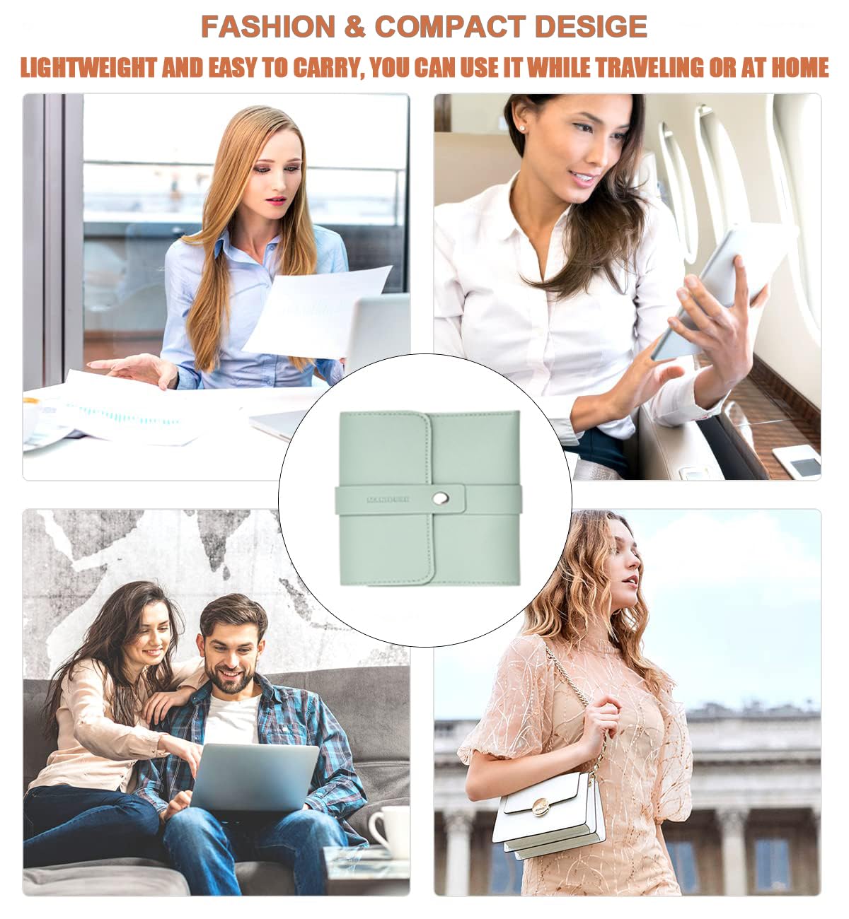 Manicure Set Professional Nail Clipper Kit - 16 Pieces Stainless Steel Pedicure Kit Nail Care Tools Grooming Kit with Luxurious Portable Travel Leather Case for Men Women Gift (Green) - Image 6