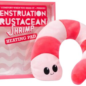 Menstruation Crustacean Shrimp: Lavender-Scented Microwaveable Heating Pad