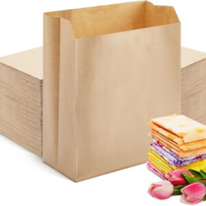 500 Pcs Waxed Sanitary Napkin Disposal Bags 7.5'' x 10'' x 3.5'' Kraft Feminine Hygiene Liner Bag Paper Bags for Commercial Business Personal Restroom Bathroom Janitorial Dispenser