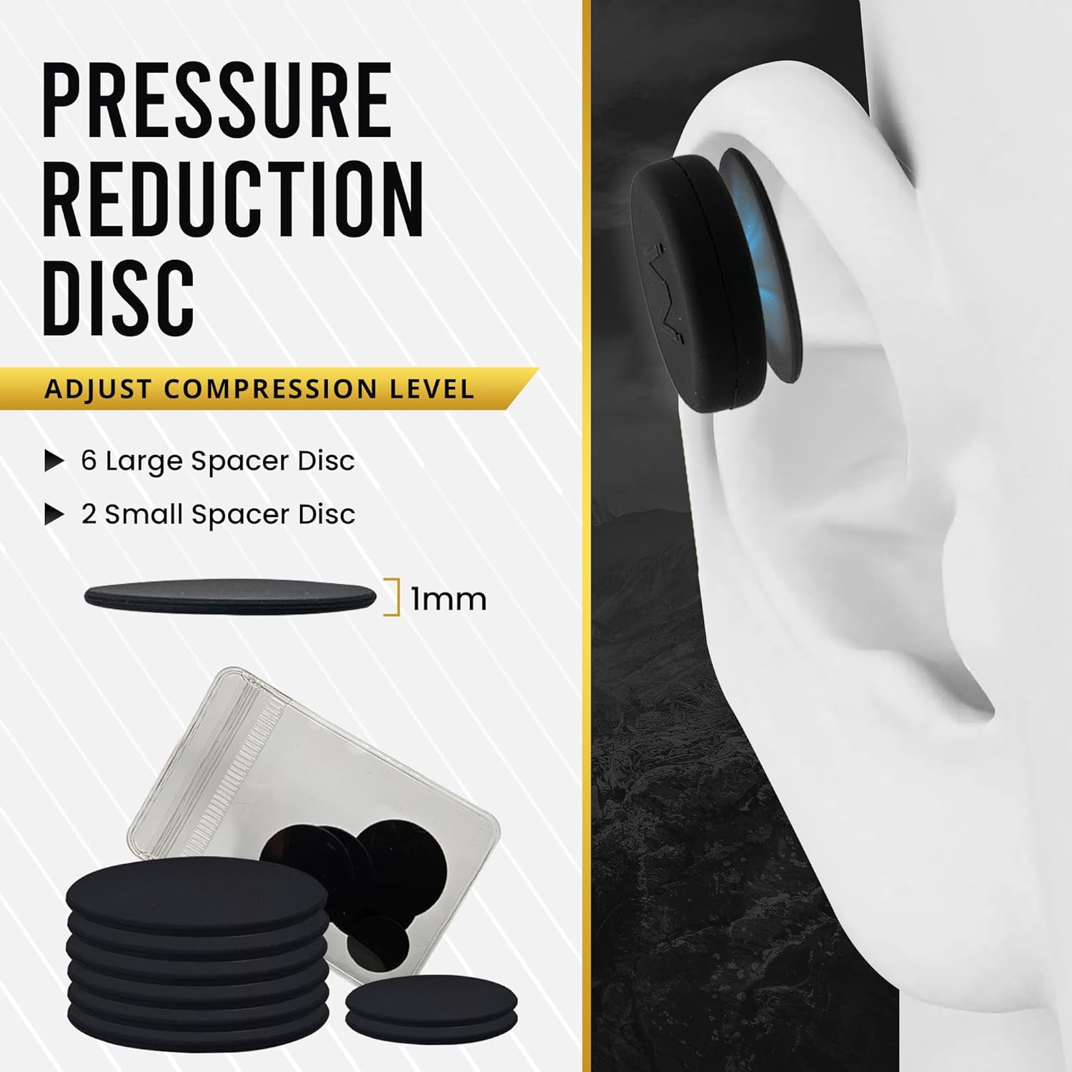 MagnetRX® Cauliflower Ear Magnets – 8 Multi-Size Magnets & Spacers Included with Case – Compression Ear Magnets for Cauliflower Ear Draining Kit – Treatment & Prevention for BJJ, Wrestling, MMA - Image 5